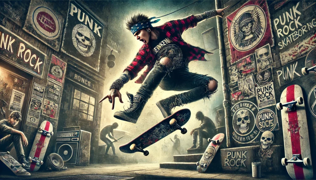 Punk Rock Skateboarding Header